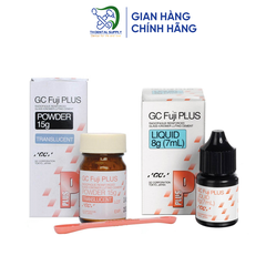 Xi măng gắn răng GLASS IONOMER gia cố nhựa FUJI PLUS GC