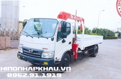 Xe tải Hino 4 tấn gắn cẩu Unic 2.3 tấn URV233 | Xe cần cẩu Unic 2.3 tấn URV233