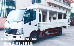 Xe bửng nâng hạ 3.45 tấn Hino thùng lửng dài 5.1m