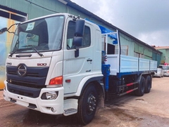 Xe Tải Cẩu 3 Chân Hino FL8JT7A Gắn Cẩu 3 Tấn Tadano TM-ZE304MH