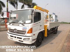 Xe Hino nâng tải FG8JPSC gắn cẩu 5 tấn Soosan SCS513 - Xe tải cẩu 5 tấn Hino FG8JPSC