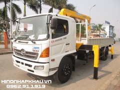 Hino 9,4 tấn lắp cẩu - Xe tải Hino FG lắp cẩu 5,5 tấn Soosan SCS513