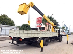 Xe tải Hino gắn cẩu có rỏ nâng người - Xe Hino nâng người làm việc trên cao 19,6m