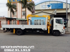 Xe tải cẩu Soosan - Xe Hino 6,4 tấn lắp cẩu Soosan 3,2 tấn SCS334