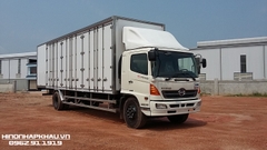 Xe Hino FG8JPSU thùng kín mở 3 cửa hông 6 cánh rộng - Xe tải Hino FG thùng kín dài 10m