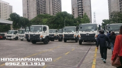 Xe tải Hino 15 tấn 2 cầu 6x4 – Xe Hino FM8JW7A Euro 4 – Hino 3 chân 6x4 thùng dài 9.5m