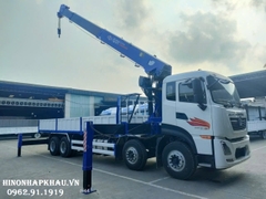 Xe Tải Cẩu 15 Tấn Dongyang SS3506 Gắn Trên Dongfeng 4 chân DFH1310A3