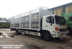 Xe chở bồn nước Hino 500 - Xe Hino FG8JPSU chở bồn nước năng lượng mặt trời dài 9,8m