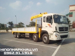 Xe tải Dongfeng 4 chân gắn cẩu 5 tấn Soosan - Model SCS524