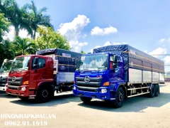 Xe Hino 3 chân 15 tấn FL8JW7A 6x2 thùng dài 9.4m