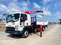 Xe Cẩu Thùng Unic 3 Tấn 4 Khúc Lắp Trên Isuzu FSR700 Mới