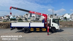 Xe Cẩu Thùng Unic 3 Tấn 4 Khúc Lắp Trên Isuzu FSR700 Mới