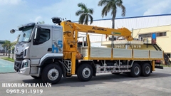 Xe tải cẩu Chenglong 4 chân gắn cẩu SOOSAN 12 TẤN - SCS1015LS
