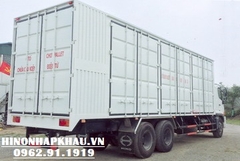 Xe Tải Thùng Pallet Container 3 Chân Hino 15 Tấn FL 9M4
