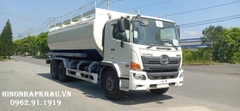 Xe Hino 500 chở thức ăn gia súc gia cầm 25 khối - Xe Hino 3 chân chở cám công nghiệp 25 khối