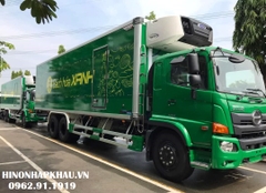 Xe đông lạnh Hino 15 tấn thùng dài 7,5m - Model FL8JT7A Euro 5