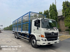 Xe Chở Gia Cầm Hino 3 Chân 2 Cầu FM8JW7A Chở 448 Lồng