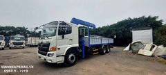 Xe cẩu Hino 3 chân gác cẩu Tadano 5 tấn 3 đoạn TM-ZT503H