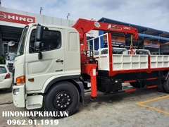 Xe tải cẩu Hino 15 tấn FL gắn cẩu UNIC 5 tấn - Model URV554K