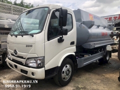 Xe Bồn Xi Téc Chở Xăng Dầu 5 Khối (5m3) Hino 300 XZU650L
