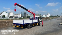 Xe Cẩu Isuzu FSR700 Gắn Cẩu Unic 3 Tấn 5 Đốt URV375K Thùng Dài 5.55M