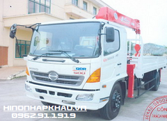 Xe tải cẩu Hino FG8JPSB gác cẩu Unic 4 tấn 7 đốt URV547 - Cẩu Unic 4 tấn 7 khúc URV547