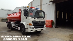 Xe bồn téc chở xăng 11m3 Hino FG8JJ7A - Xe Hino 500 FG téc xăng dầu 11 khối