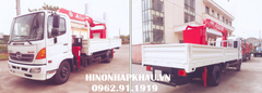 Xe Tải Cẩu Nâng Người Sửa Chữa Điện cao 12m Hino FC9JLTC Cẩu UR-V345