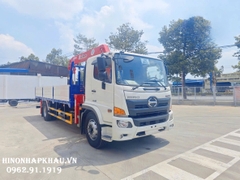 Cẩu Unic 6 tấn URV635 - Xe tải cẩu Hino FG8JP8A lắp cẩu 6 tấn 5 đoạn UNIC URV635