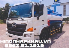 Xe téc chở Diesel 10 khối Hino FG Euro 4 - Xe bồn téc chở dầu Diesel 10m3 Hino FG8JJ7A