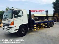 Xe Phooc Nâng Đầu Chở Máy 3 Chân 2 Cầu Hino 15 tấn