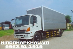 Xe tải Hino 8 tấn chở Pallet chứa vải - Xe Hino FG 500 thùng kín chở Pallet chứa vải dài 7.2m