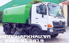 Xe quét đường 7 khối Hino FG8JJ7A - Xe quét hút bụi đường 7m3 Hino FG Euro 4