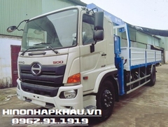 Xe tải Hino 8 tấn FG gắn cẩu tự hành Tadano 5 tấn 3 khúc TM-ZT503H