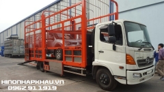 Xe chở ô tô - Xe 2 tầng chở ô tô - Xe Hino FC9JLSW chở 2 ô tô