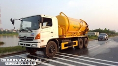 Xe Hino Hút Chất Thải - Xe Hino Bể Phốt - Xe Hút Bùn Thông Tắc Cống