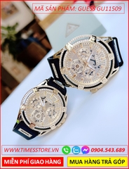 dong-ho-cap-doi-guess-tua-hublot-full-da-vang-gold-day-sillicone-timesstore-vn