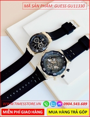 dong-ho-cap-doi-guess-mat-tron-chronograph-full-den-day-cao-su-thoi-trang-dep-gia-re-timesstore-vn