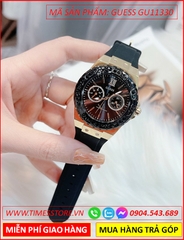 dong-ho-cap-doi-guess-mat-tron-chronograph-full-den-day-cao-su-thoi-trang-dep-gia-re-timesstore-vn