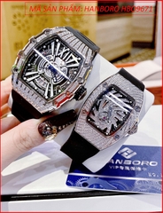 dong-ho-cap-doi-hanboro-automatic-dinh-da-swarovski-day-silicone-timesstore-vn