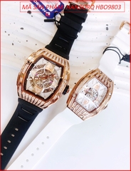 dong-ho-cap-doi-hanboro-automatic-full-da-rose-gold-day-silicone-timesstore-vn