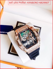 dong-ho-cap-doi-hanboro-automatic-mat-gau-truc-dinh-da-rose-gold-day-silicone-timesstore-vn