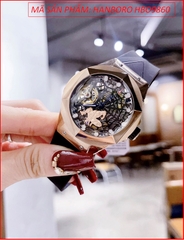 dong-ho-cap-doi-hanboro-mat-tron-rose-gold-day-silicone-timesstore-vn