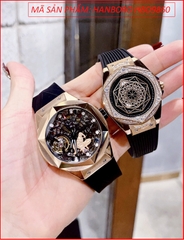 dong-ho-cap-doi-hanboro-mat-tron-rose-gold-day-silicone-timesstore-vn