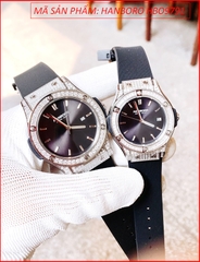 dong-ho-cap-doi-hanboro-tua-hublot-mat-dinh-da-day-sillicone-timesstore-vn