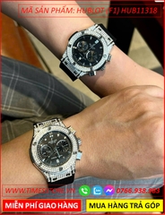 dong-ho-cap-doi-hublot-f1-geneve-mat-chronograph-dinh-da-day-sillicone-timesstore-vn