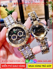 dong-ho-cap-doi-versace-chronograph-mat-tron-den-day-demi-timesstore-vn