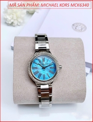 dong-ho-michael-kors-taryn-nu-mat-xanh-dinh-da-day-kim-loai-timesstore-vn