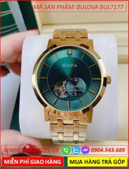 dong-ho-nam-bulova-automatic-mat-xanh-la-day-vang-gold-timesstore-vn