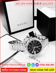 dong-ho-nam-gucci-chrono-mat-tron-den-day-kim-loai-timesstore-vn